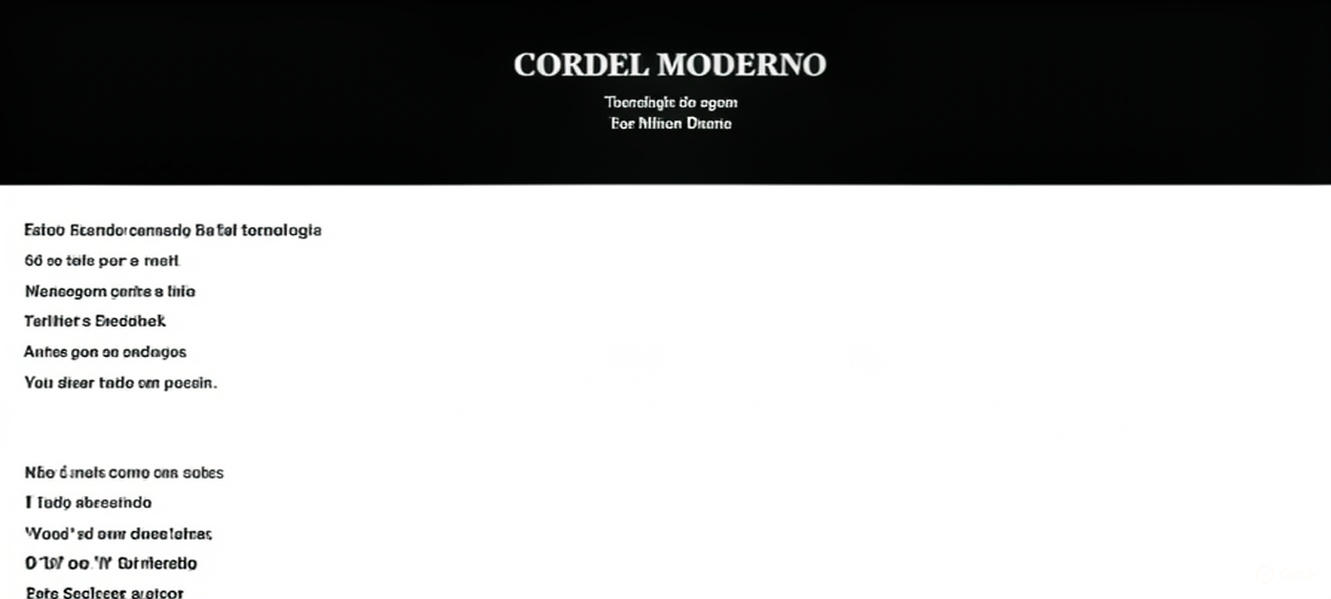Projeto Cordel