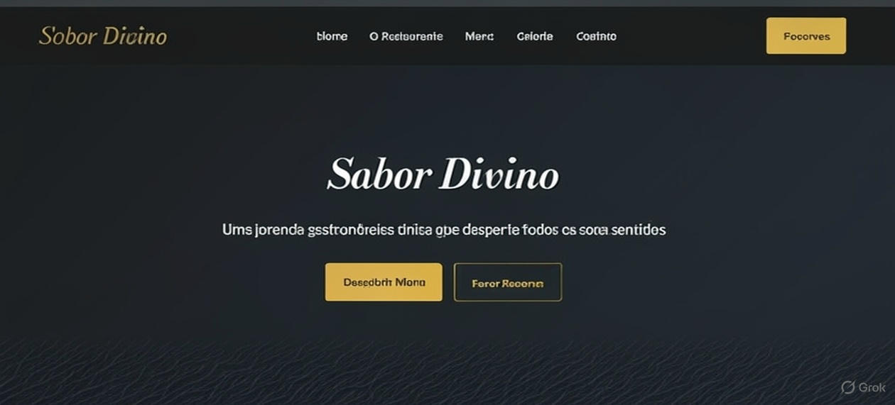 Site para restaurante